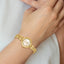 Chain Bracelet Watch Gold or Chrome Silver Finish Charles Hubert Women’s