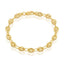 Puffed Marina Link Necklace & Bracelet
