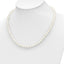 White Freshwater Pearl 14K Necklace Earrings Bracelet Set