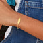 Kid’s Gold and Pink Heart Charm ID Bracelet