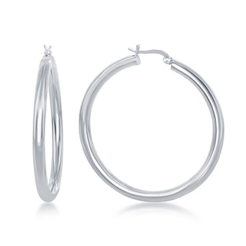 Classic Sterling Silver Hoop Earrings