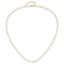 White Freshwater Pearl 14K Necklace Earrings Bracelet Set