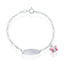 Kid's Sterling ID Bracelets with Butterfly, Ladybug or Bear