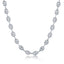 Puffed Marina Link Necklace & Bracelet