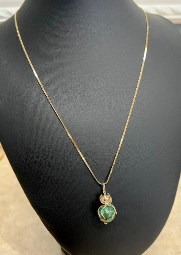 Vintage Cloisonné Gemstone Spiders