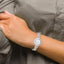 Chain Bracelet Watch Gold or Chrome Silver Finish Charles Hubert Women’s