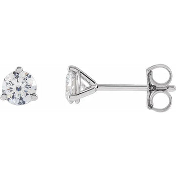 1/2CTW Lab Grown Diamond Stud Earrings