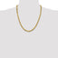 Diamond Cut Semi-Solid Rope 10K Gold Chain