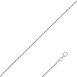 Sterling Silver 1.5mm Rope Chain