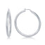 Classic Sterling Silver Hoop Earrings