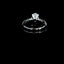 Oval Shape Accented Solitaire Lab Grown Diamond Engagement Ring