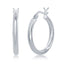 Classic Sterling Silver Hoop Earrings