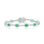 Art Deco Inspired Birthstone Tennis Bracelets- Sapphire, Ruby and Emerald