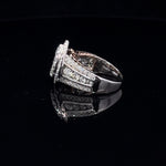 2ctw Natural Diamond Pear Shape Ring