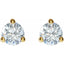 1/2CTW Lab Grown Diamond Stud Earrings