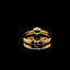 Bezel Set Tsavorite Garnet 14K Yellow Gold Ring