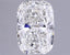 Long Cushion Brilliant Lab Diamond Accented Solitaire Engagement Ring