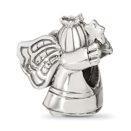 Sterling Silver Christmas Angel Bead