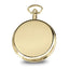 Charles Hubert 14K Gold-Finish White Dial Pocket Watch