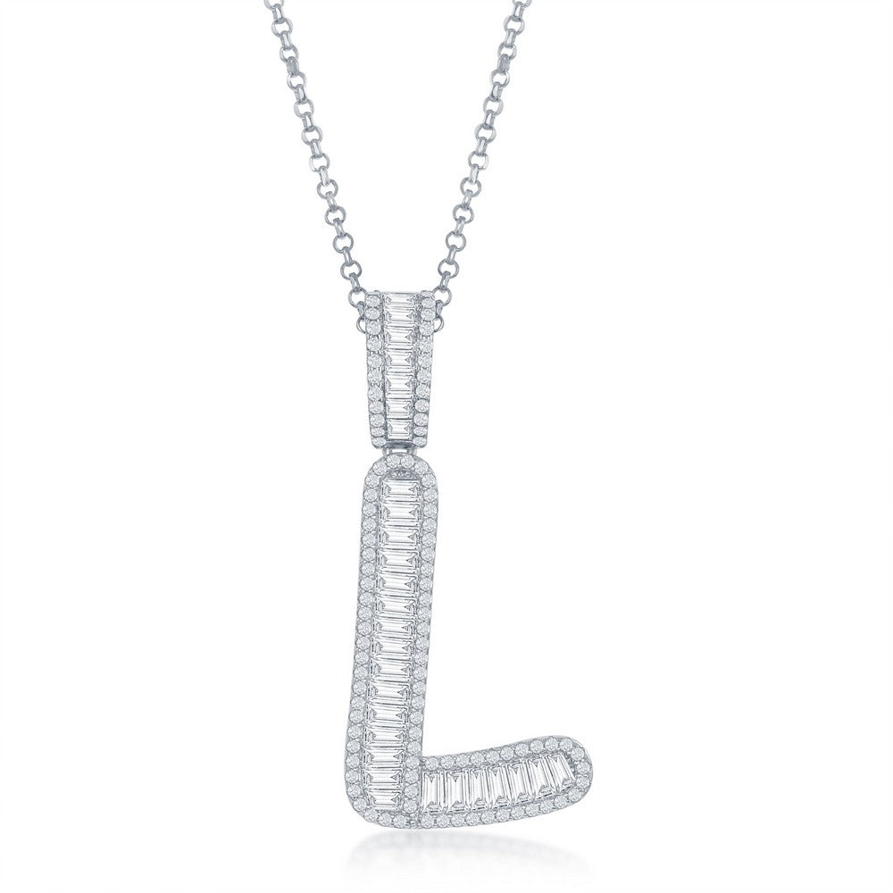 Large Glamour Initial Necklace
