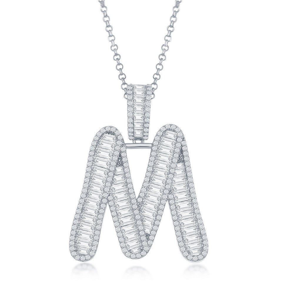 Large Glamour Initial Necklace