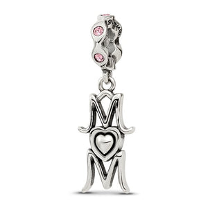 Sterling Silver Dangling Mom Reflections Bead