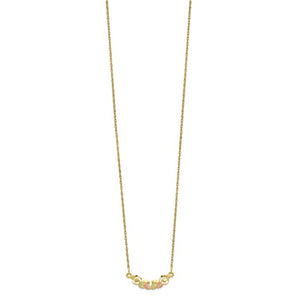 10K Black Hills Gold Bar Necklace