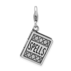Spell Book Charm Clip On