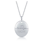 Simple “Love ❤️ You Mom” Pendant Necklace