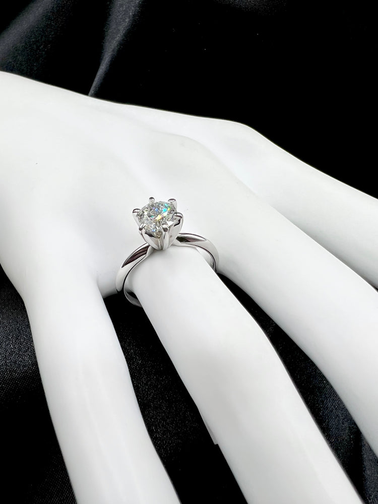 14K 1.01 Ct Diamond Solitaire Engagement Ring