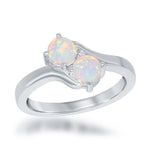 “Us 2gether” Double Opal Ring