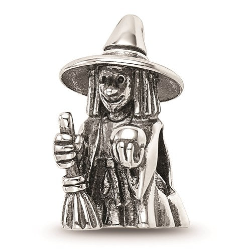 Sterling Silver Reflections Witch Bead